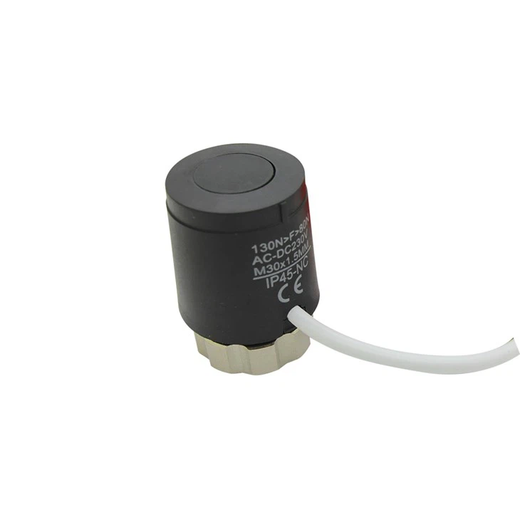 Normally Close Underfloor Heating Thermal Actuator RZ-D07-230-NC