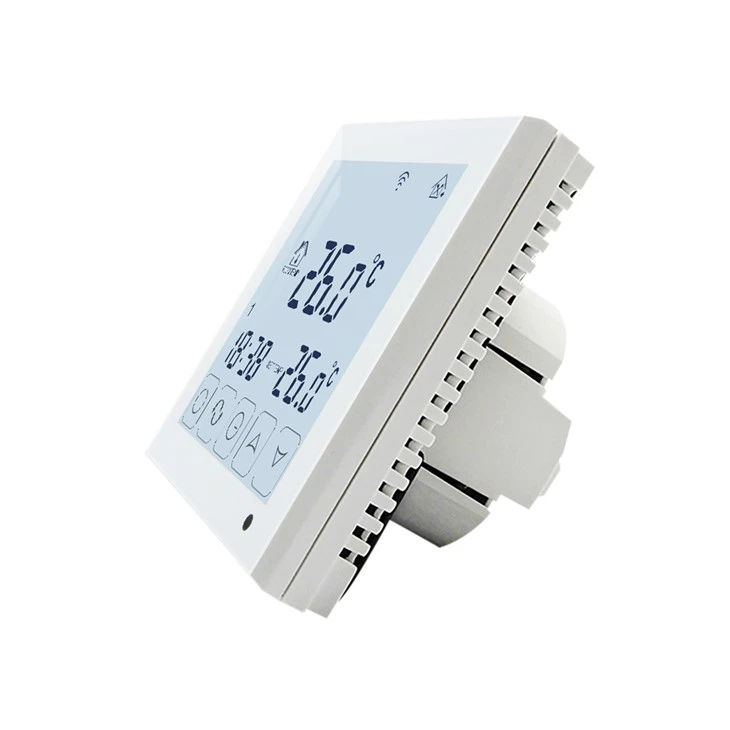 White/Blue Backlight Fan Coil Thermostat TDS23-AC