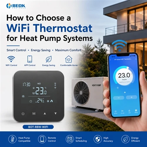 히트 펌프 시스템용 WiFi 온도 조절 장치를 선택하는 방법